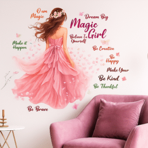 Girl Bed Room Sticker