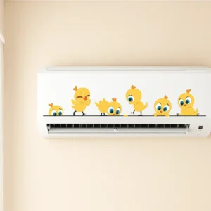 Sticky Walls AC Sticker – Yellow Birds on a Branch