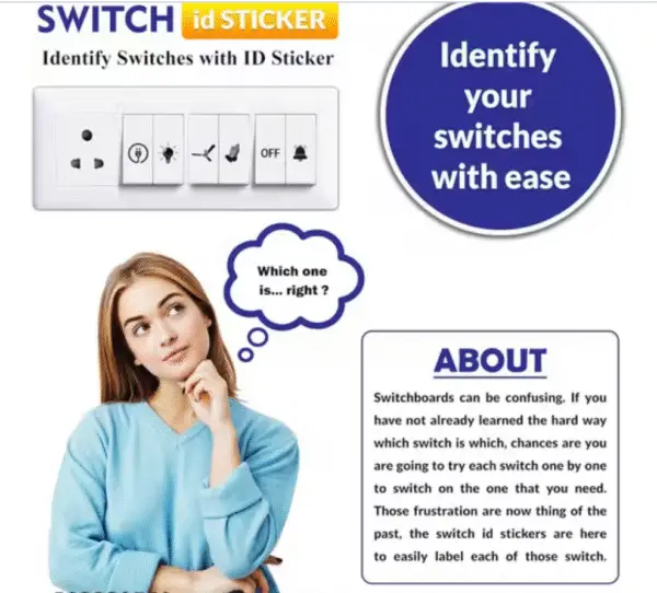 Transparent Switch ID Stickers – 330 Pcs | 46 Unique Designs - Image 4