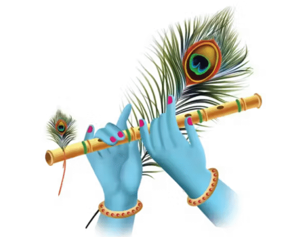 SajaoHatke Krishna Flute Wall Sticker – Divine Decor for Every Home - Image 2