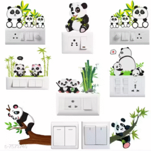 Switch Board Sticker – Animal Theme (9cm x 11cm) 8 Stickers