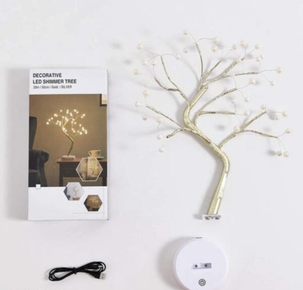 36 LED Decorative Bonsai Tree Lamp – Magical Tabletop Ambience - Image 4