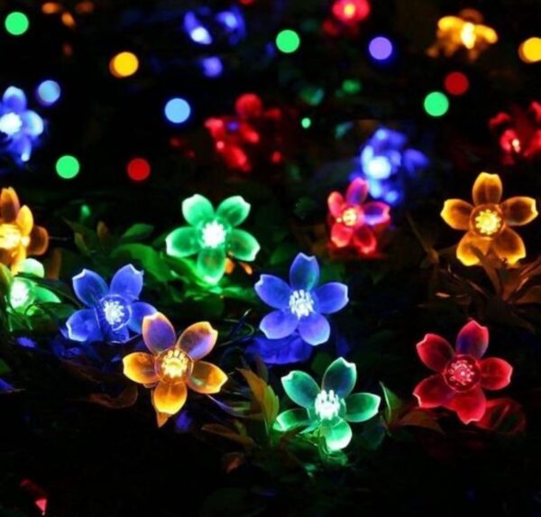 14 LED Silicone Blossom Fairy String Lights – 3 Meter Warm White - Image 10