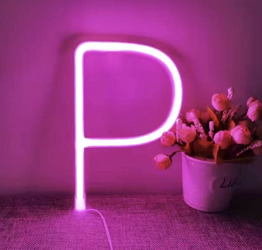 Neon Marquee LED Letters A-Z & Numbers 0-9